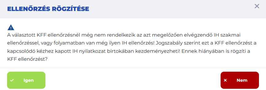 figyelmeztető