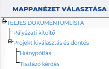 mappastruktúra