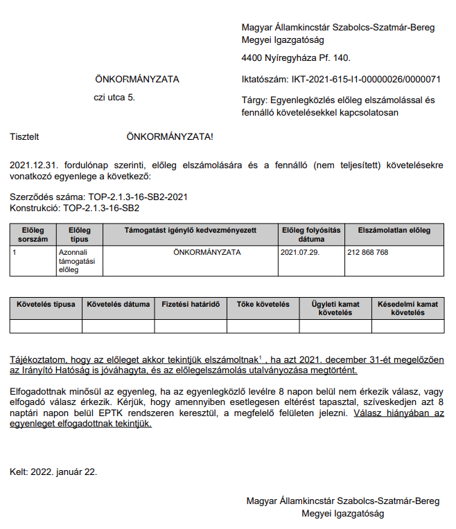rendszerüzenet