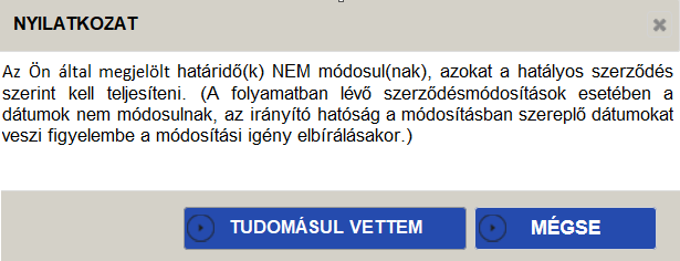 tudomásolvétel
