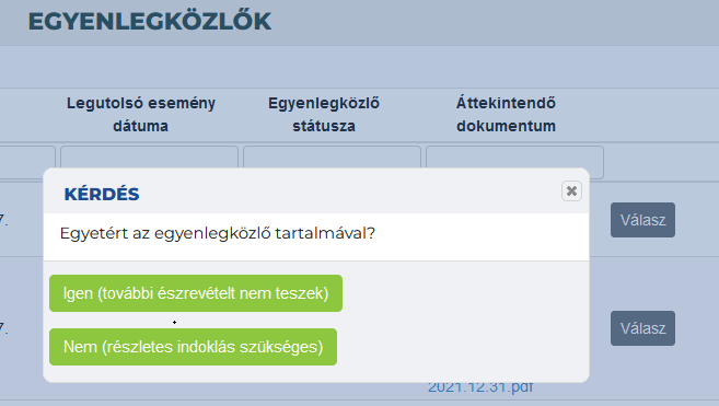 válasz